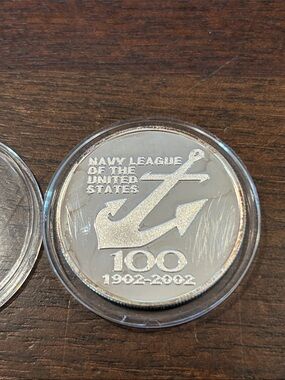 Navy League of the United States Centennial (1902–2002) Challenge Coin.